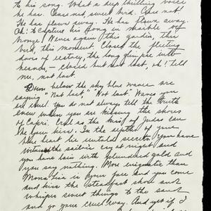 a page of handwritten text