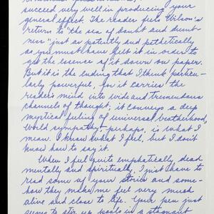 a page of handwritten text