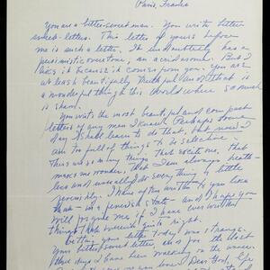 a page of handwritten text