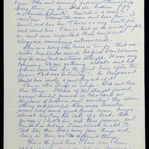 a page of handwritten text