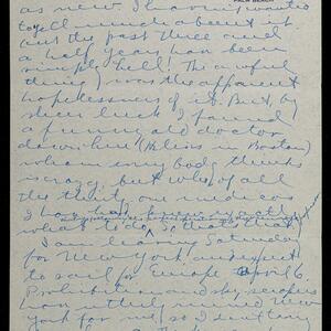 a page of handwritten text