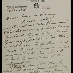 a page of handwritten text