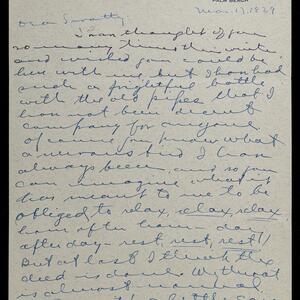 a page of handwritten text