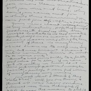a page of handwritten text