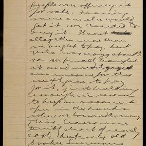 a page of handwritten text