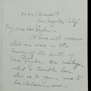 a page of handwritten text
