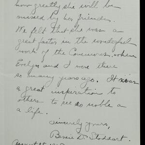a page of handwritten text