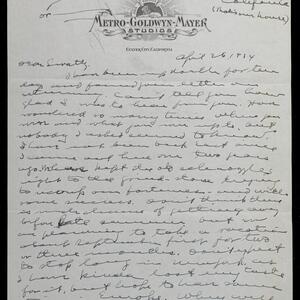 a page of handwritten text
