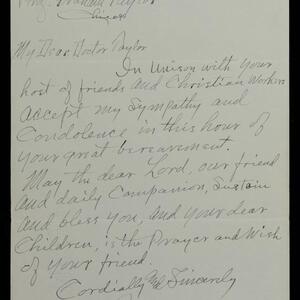 a page of handwritten text