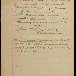 a page of handwritten text