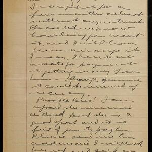 a page of handwritten text