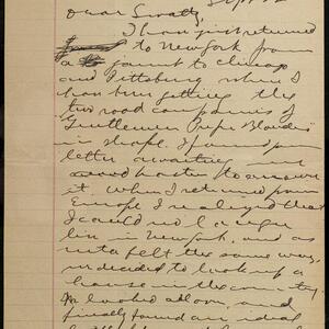 a page of handwritten text