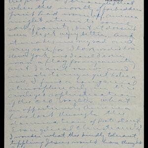 a page of handwritten text