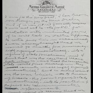 a page of handwritten text