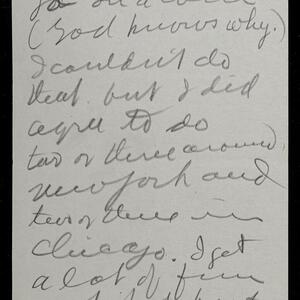 a page of handwritten text