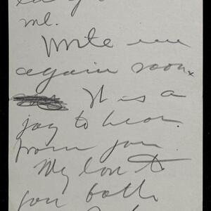 a page of handwritten text