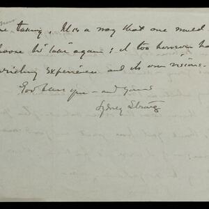 a page of handwritten text