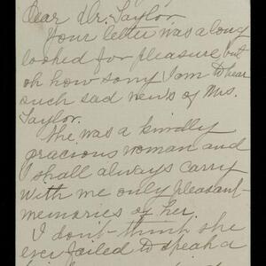 a page of handwritten text
