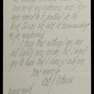 a page of handwritten text