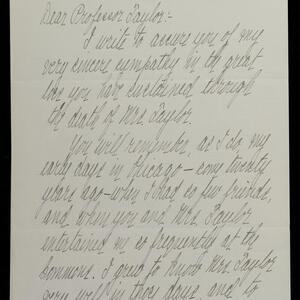 a page of handwritten text