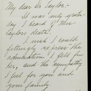 a page of handwritten text