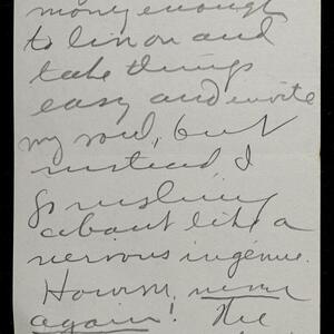 a page of handwritten text
