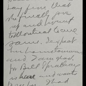 a page of handwritten text