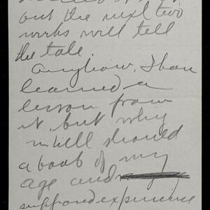 a page of handwritten text