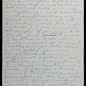 a page of handwritten text