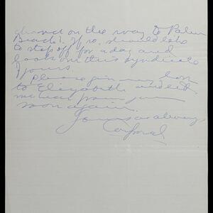 a page of handwritten text