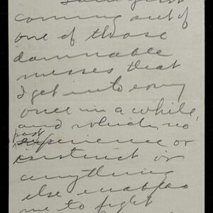 a page of handwritten text