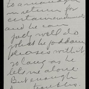 a page of handwritten text
