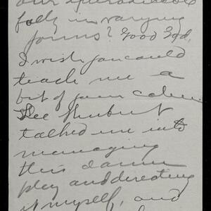 a page of handwritten text