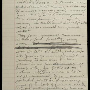 a page of handwritten text