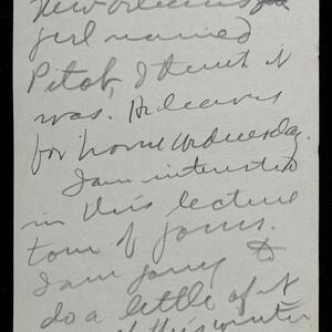 a page of handwritten text