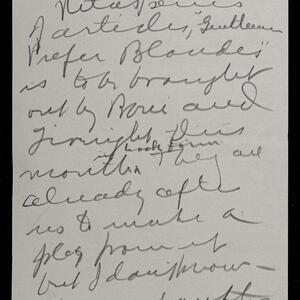 a page of handwritten text