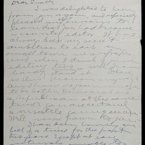 a page of handwritten text