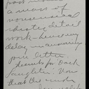 a page of handwritten text