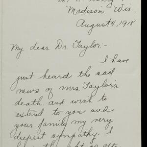 a page of handwritten text