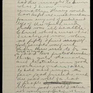a page of handwritten text