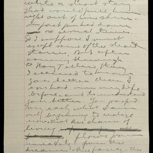 a page of handwritten text