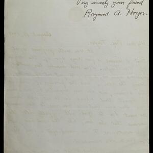 a page of handwritten text