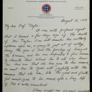 a page of handwritten text