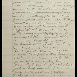 a page of handwritten text