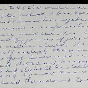 a page of handwritten text