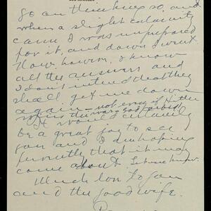 a page of handwritten text