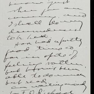 a page of handwritten text