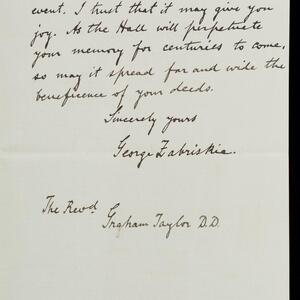 a page of handwritten text
