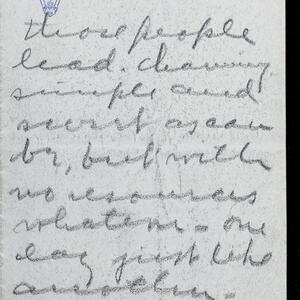 a page of handwritten text