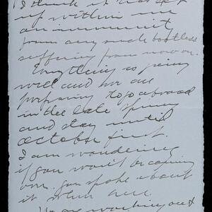 a page of handwritten text
